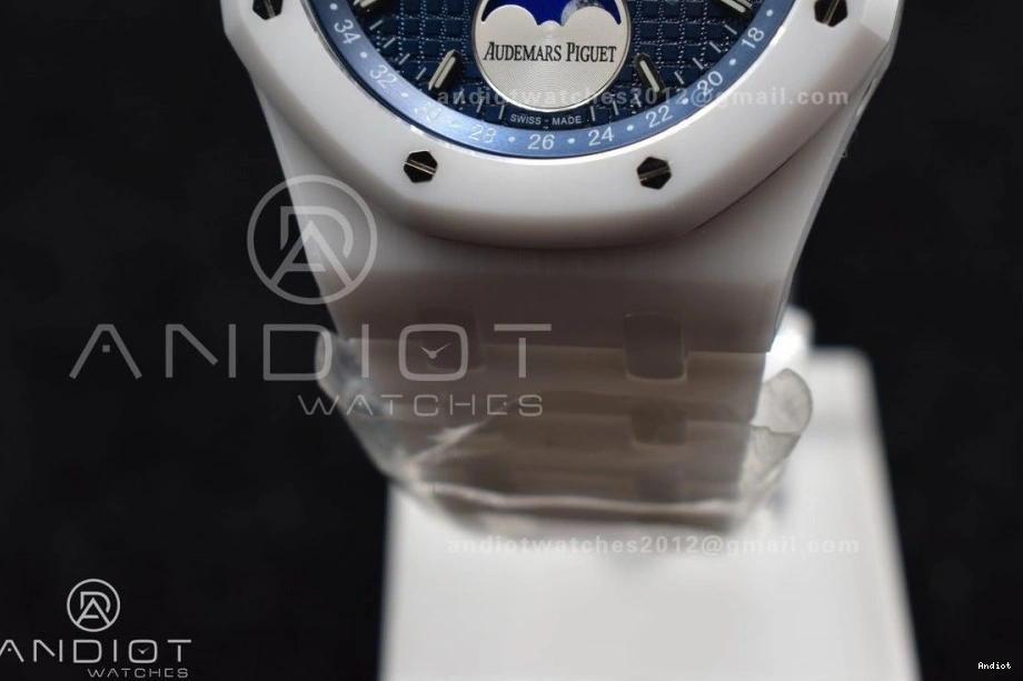 White Calendar Best Ceramic APSF Bracelet Edition 26579cb A5134 Oak Ceramic Perpetual on Royal 0425